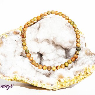 Autumn Jasper Bracelet-4mm