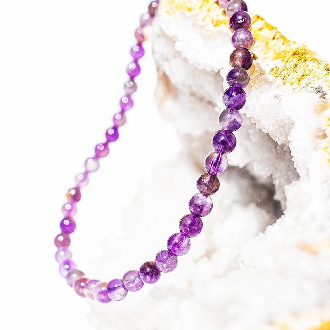 Amethyst Bracelets - 4mm Mini
