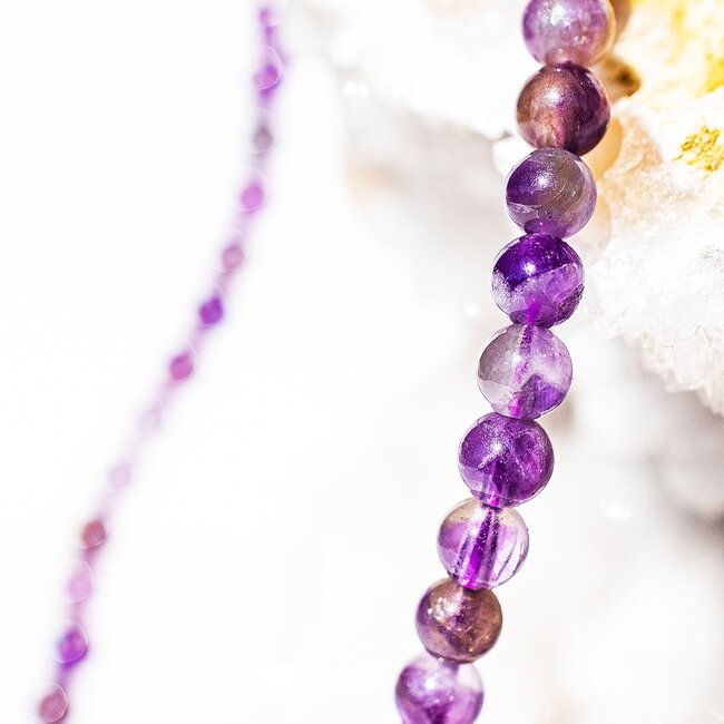 Amethyst Bracelets - 4mm Mini