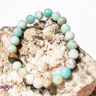 Mixed Amazonite Bracelet-8mm