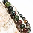 African Bloodstone Seftonite (Heliotrope) Bracelet-8mm