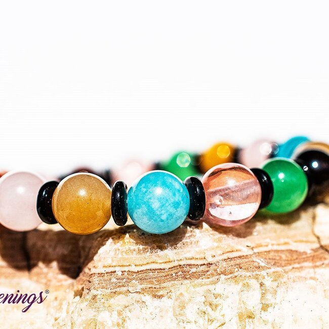 Assorted Multi Gemstone Bracelets - 8mm Chakra Crystal