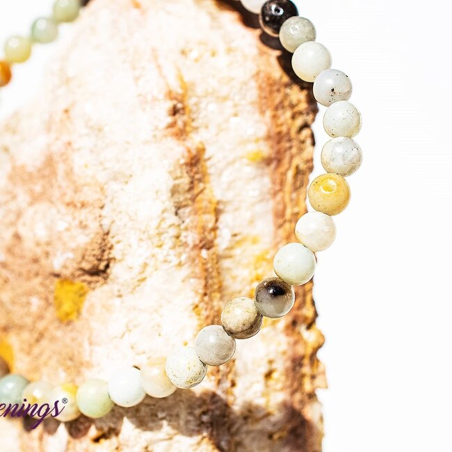 Mixed Amazonite Bracelets - 4mm Mini