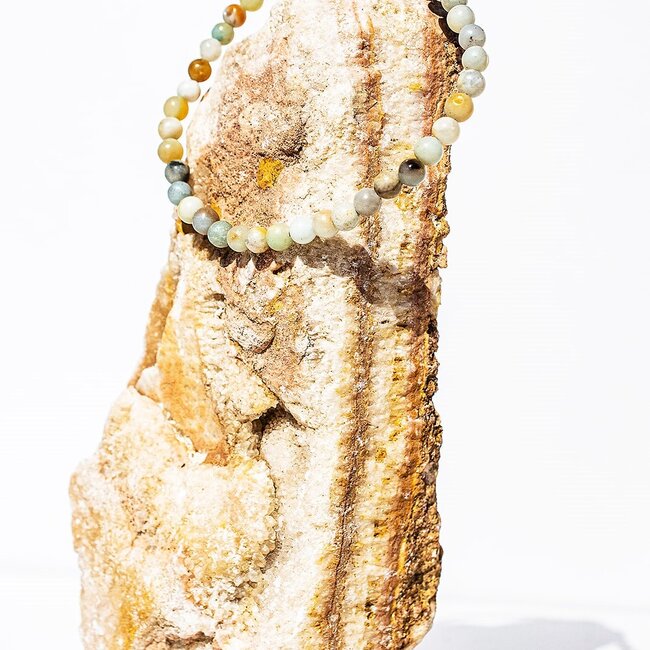 Mixed Amazonite Bracelets - 4mm Mini