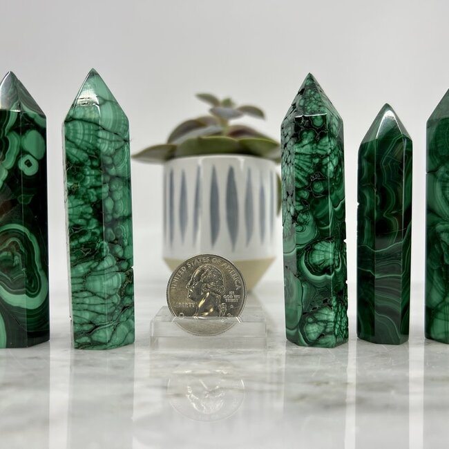 Malachite Towers Points Generators - Large (3-4")