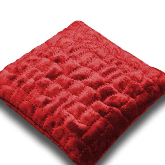 Red Velvet Crystal Pillow - Small