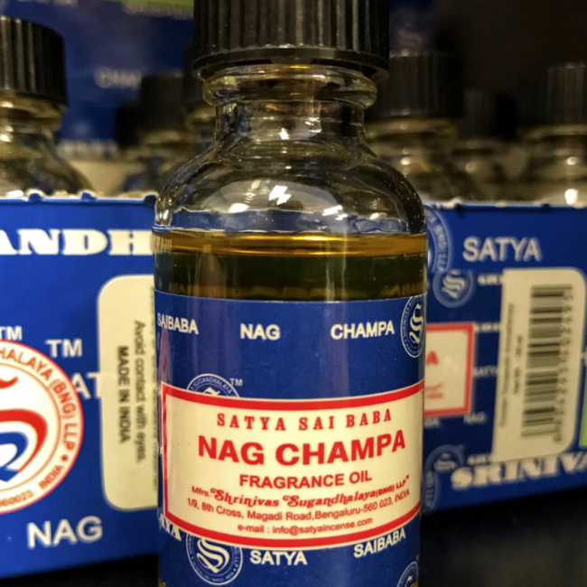 Nag Champa Fragrance Oil- 30ml/1oz -Satya