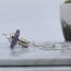 Amethyst Pendulum-Donut/Saucer Pendulum-Dowsing Point Divination-Silver Chain-Crystal Gemstone