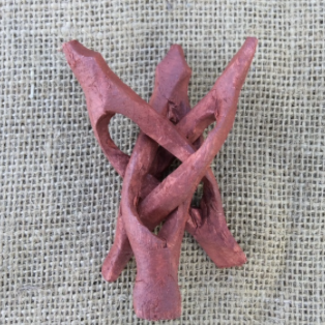 Smudge Shell Stand - 4" Wood