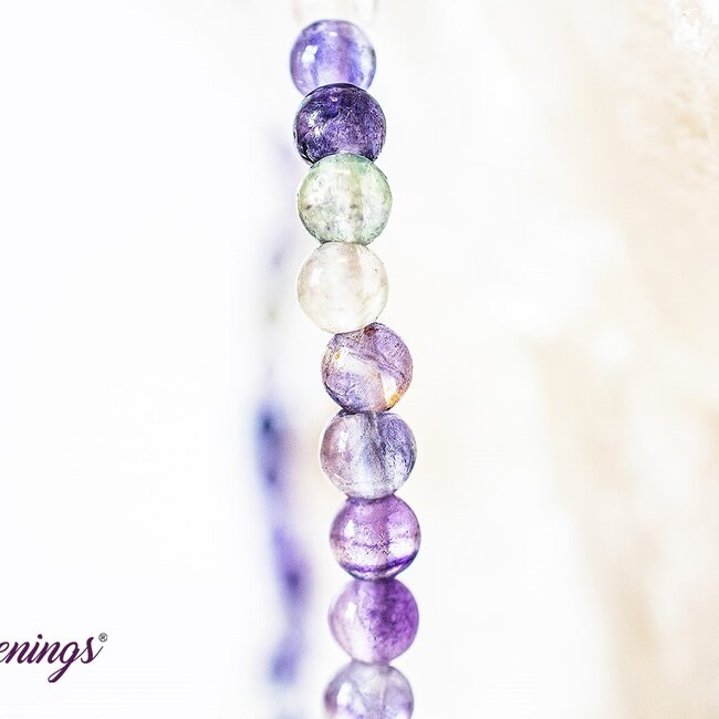 Rainbow Fluorite Bracelets - 4mm Mini