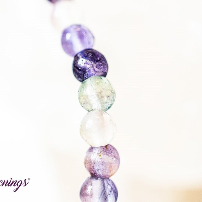Rainbow Fluorite Bracelets - 4mm Mini