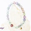 Lavender (Yttrium) Rainbow Fluorite Bracelets - 8mm