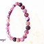 Purple Fluorite Bracelets (Silky) - 8mm