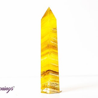 Yellow Fluorite Generator Tower Point - Large (4 - 5")