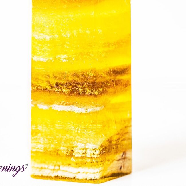 Yellow Fluorite Generator Tower Point - Large (4 - 5")