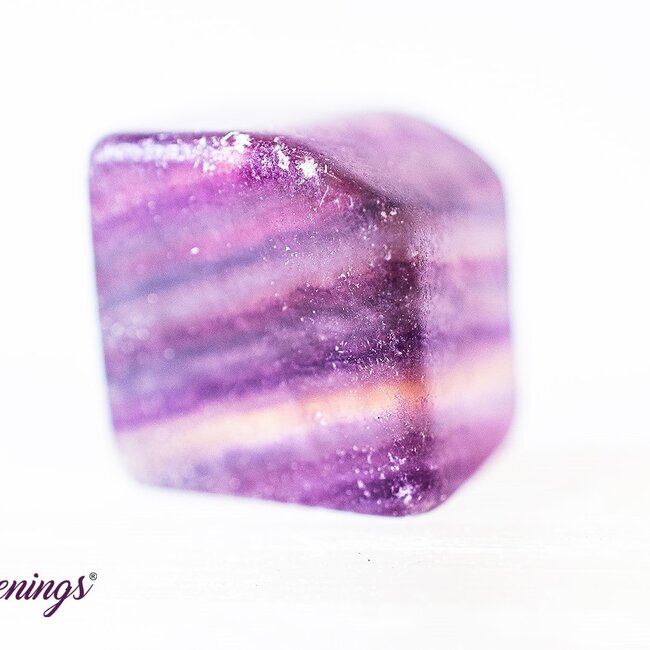 Rainbow Fluorite Cubes 1"