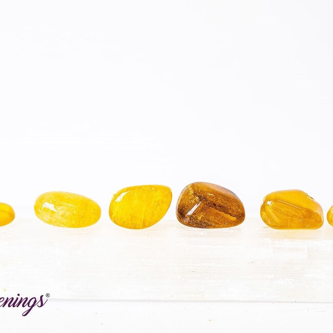 Yellow Fluorite - Tumbled Smooth