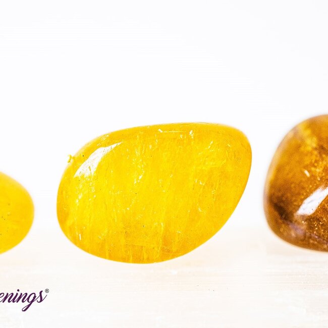 Yellow Fluorite - Tumbled Smooth