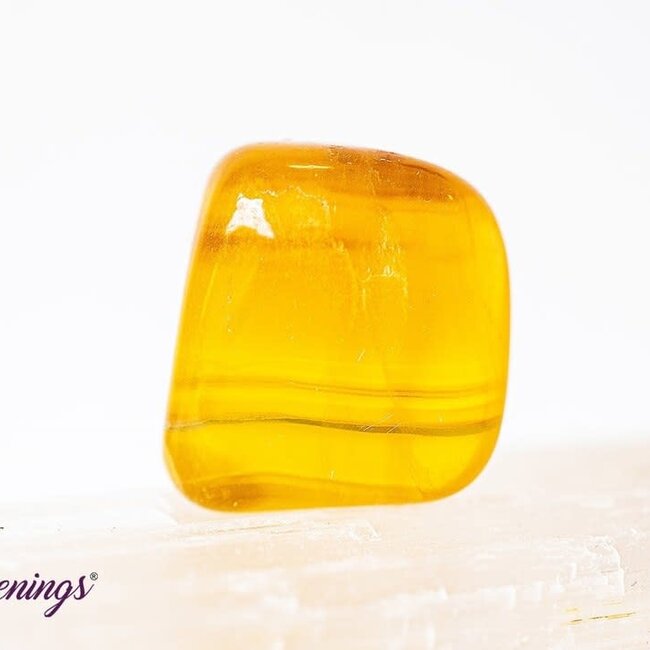 Yellow Fluorite - Tumbled Smooth