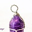 Rainbow Fluorite Pendants - Wire Wrapped Points