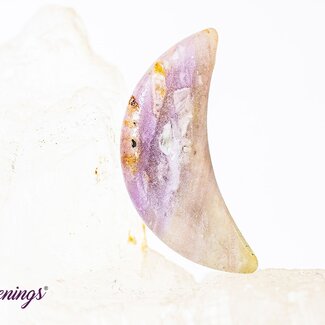 Rainbow Fluorite Crescent Moons - Medium