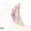 Rainbow Fluorite Crescent Moons - Medium