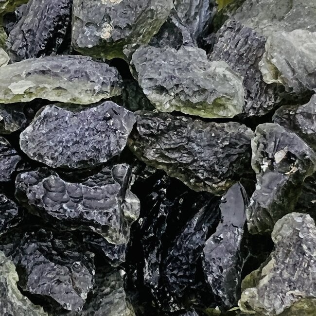 Moldavite (Mini) - Rough Raw Natural (.25 -. 49 grams)