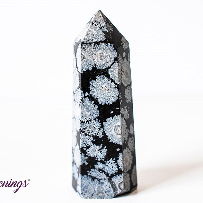 Black Snowflake Obsidian Tower Point Generator - Medium (2-3")