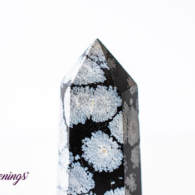 Black Snowflake Obsidian Tower Point Generator - Medium (2-3")