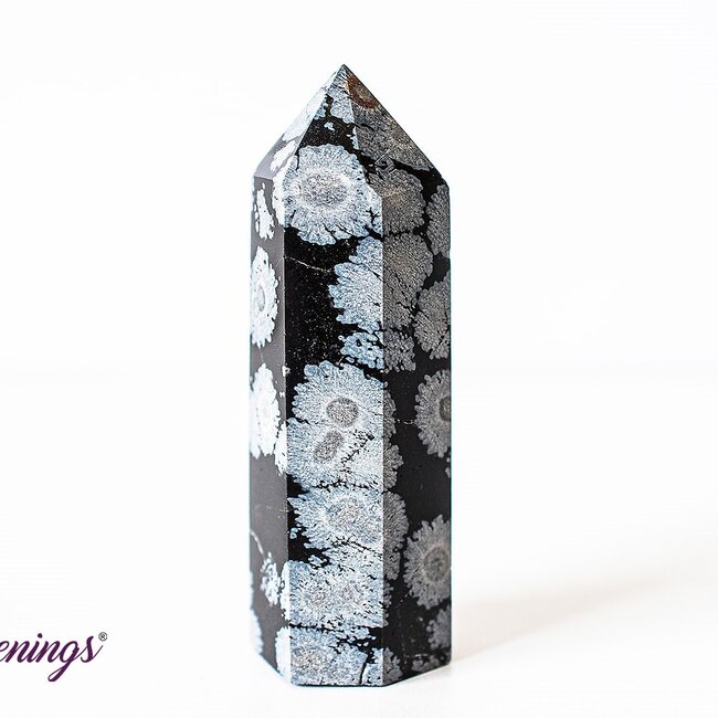 Black Snowflake Obsidian Tower Point Generator - Medium (2-3")