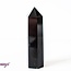 Black Obsidian Tower/Point/Generator- Large (3-4")