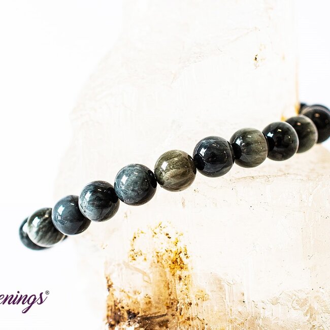 Silversheen (Silver Sheen) Obsidian Bracelets - 8mm