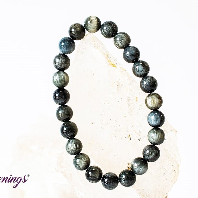 Silversheen (Silver Sheen) Obsidian Bracelets - 8mm