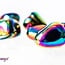 Black Obsidian Rainbow Aura - Tumbled Smooth