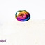 Black Obsidian Rainbow Aura - Tumbled Smooth
