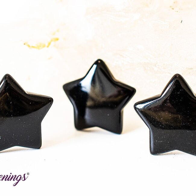 Black Obsidian Star - Medium