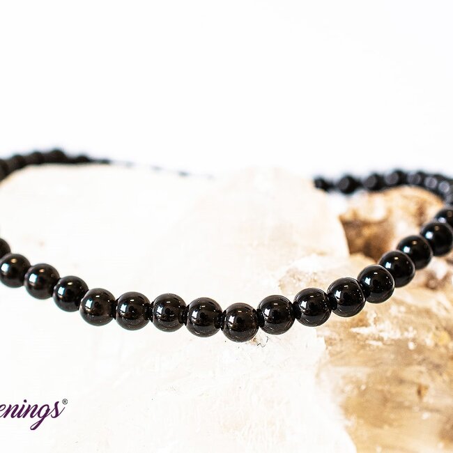 Black Obsidian Bracelets - 4mm Mini