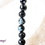 Snowflake Obsidian Bracelet- 4mm