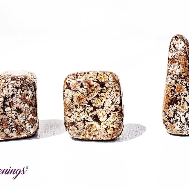 Brown (Chocolate) Snowflake Obsidian - Tumbled