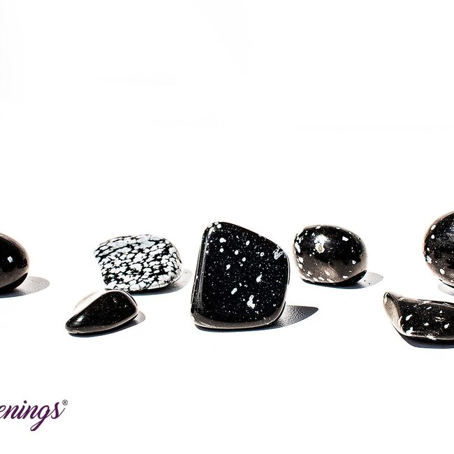 Snowflake Obsidian - Tumbled