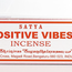 Positive Vibes Incense - 12 Sticks in Box 15g - Satya