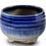Incense Stick Burner Holder-Blue Rim Ceramic Bowl