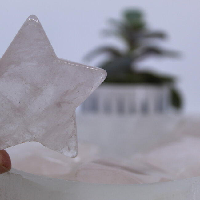 Rose Quartz Stars - Large 2"