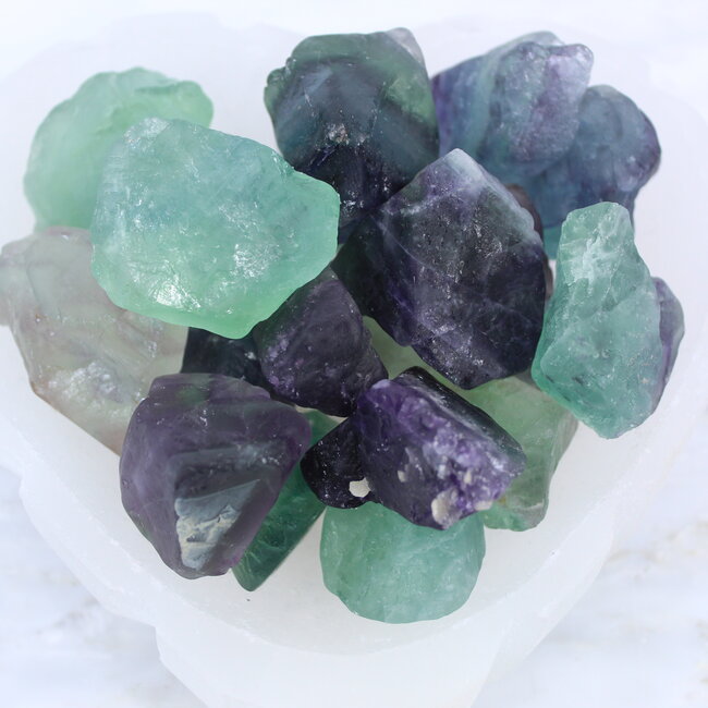 Rainbow Fluorite - Medium Rough Raw Natural