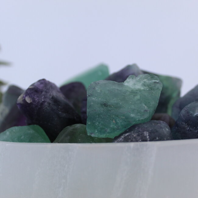 Rainbow Fluorite - Medium Rough Raw Natural