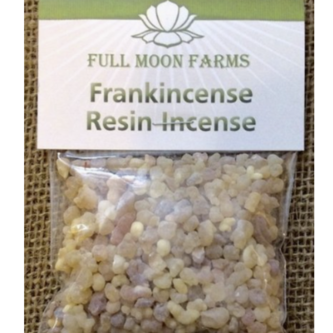 Frankincense Resin Incense Natural - 1oz Package Loose - Full Moon Farms