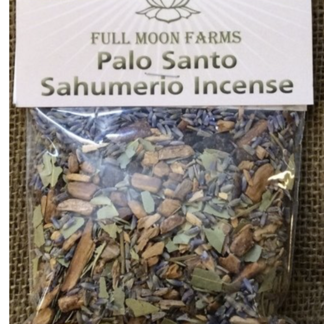 Palo Santo Sahumerio Incense Smudge Mix- 1oz -Full Moon Farms