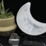 Selenite (Satin Spar Gypsum) Charging Bowl Dish - 6" Crescent Moon Large