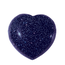 Blue Sandstone (Blue Goldstone) Puffy Hearts - Medium