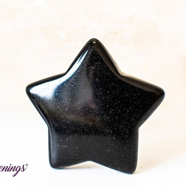 Black Obsidian Star - Medium